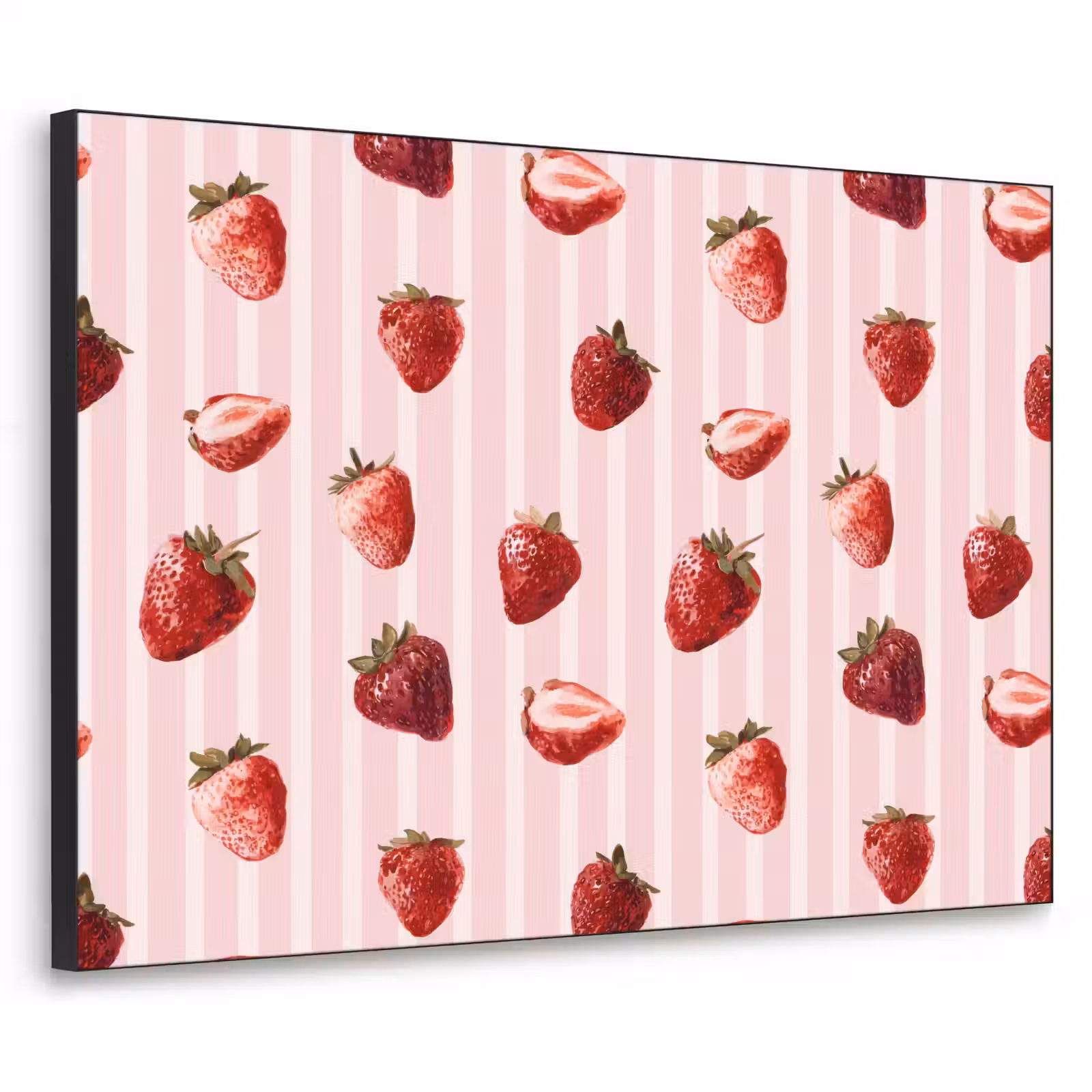 Art Frame - Strepen - Aardbei - Roze — 1