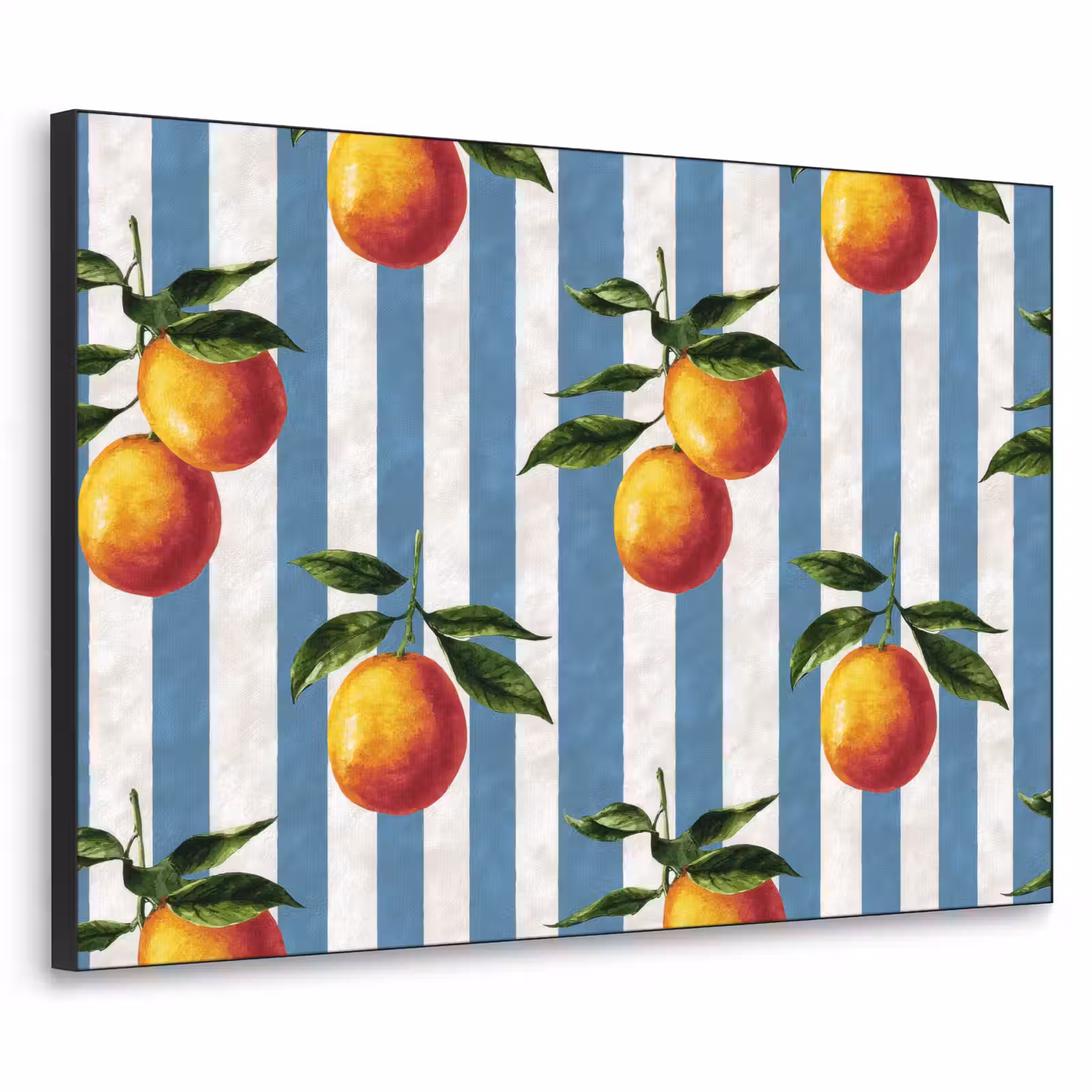 Art Frame - Strepen - Citroen - Blauw — 1