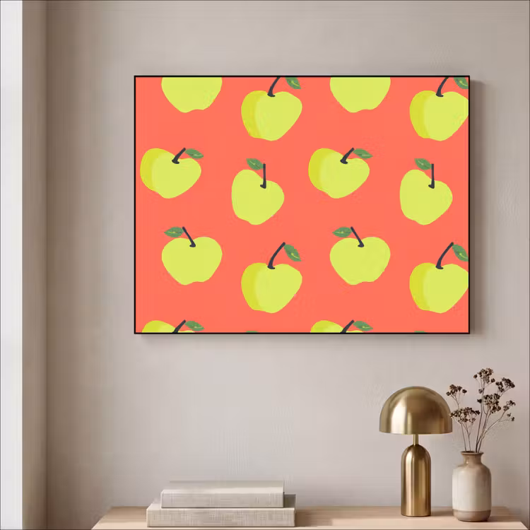 Art Frame - Appels - Modern - Groen — 5