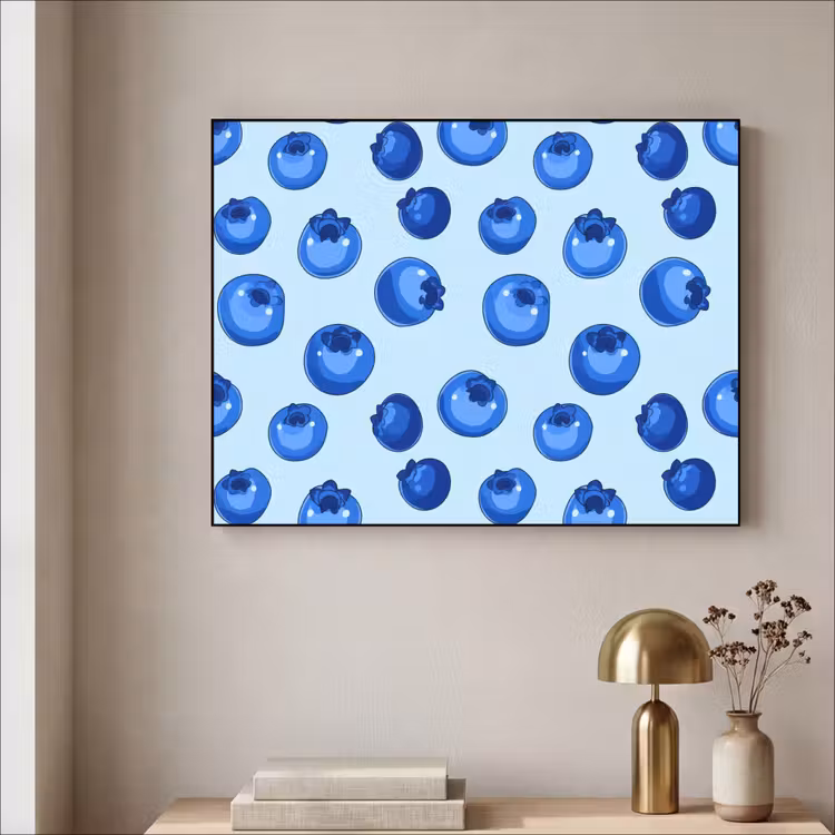 Art Frame - Bessen - Modern - Blauw — 5