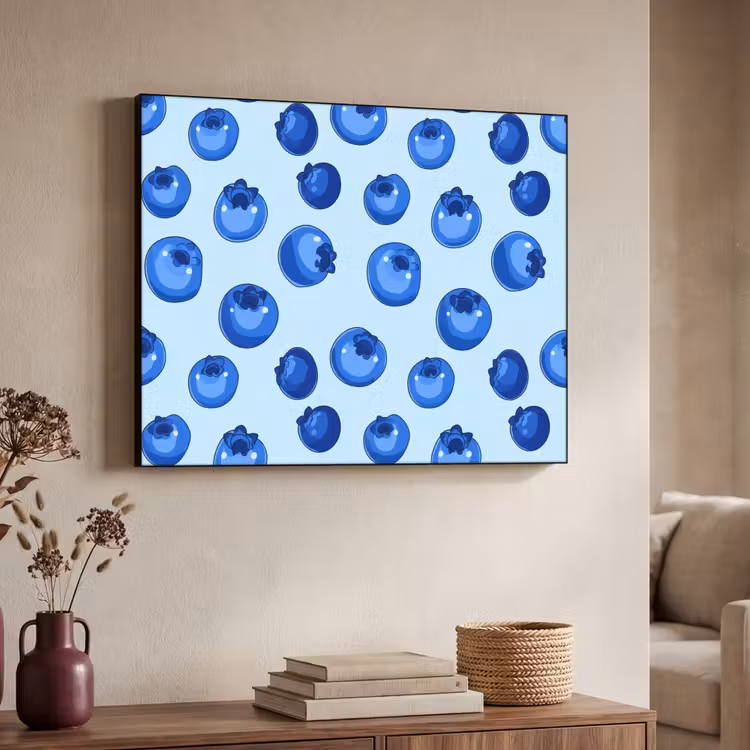 Art Frame - Bessen - Modern - Blauw — 7