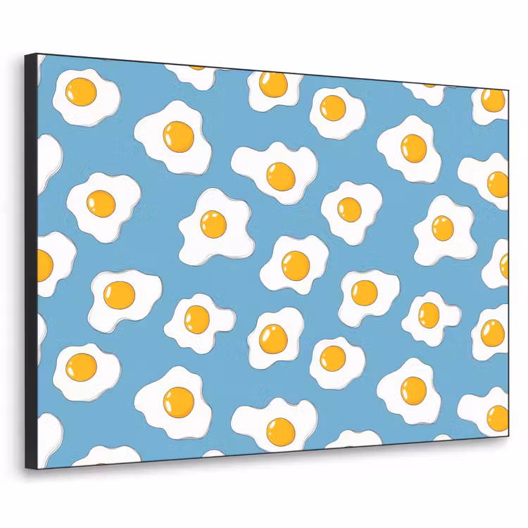 Art Frame - Eieren - Dooiers - Blauw — 1