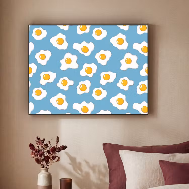 Art Frame - Eieren - Dooiers - Blauw — 3