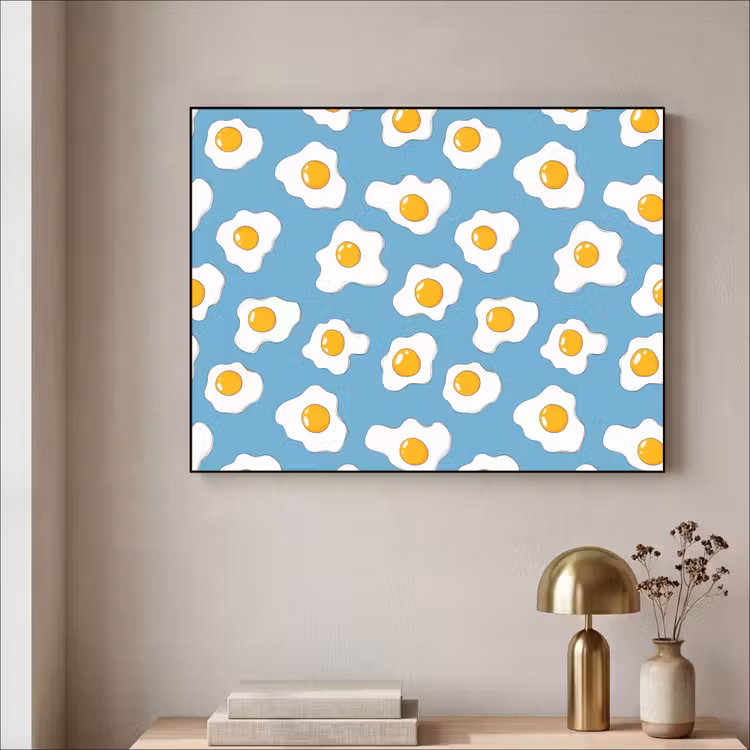 Art Frame - Eieren - Dooiers - Blauw — 5