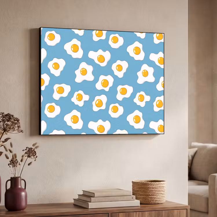 Art Frame - Eieren - Dooiers - Blauw — 7