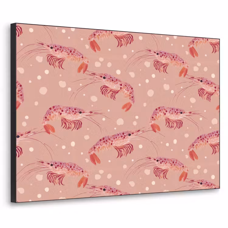 Art Frame - Garnalen - Stippen - Roze — 1