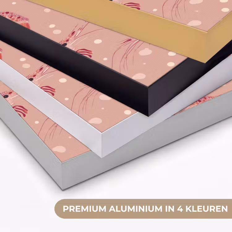 Art Frame - Garnalen - Stippen - Roze — 2