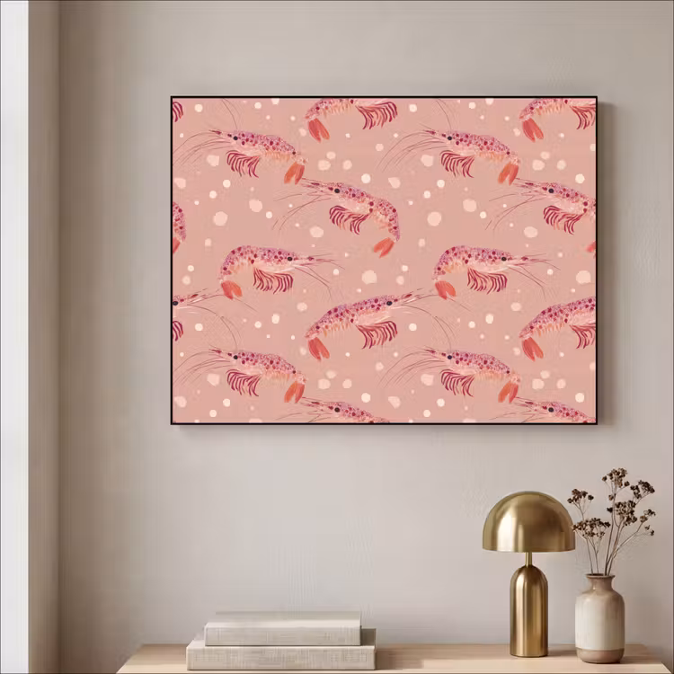 Art Frame - Garnalen - Stippen - Roze — 5