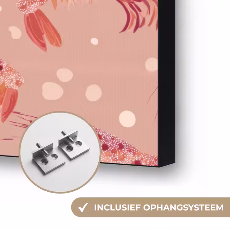 Art Frame - Garnalen - Stippen - Roze — 6