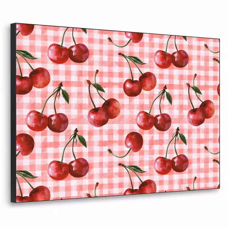 Art Frame - Kersen - Blokken - Rood — 1