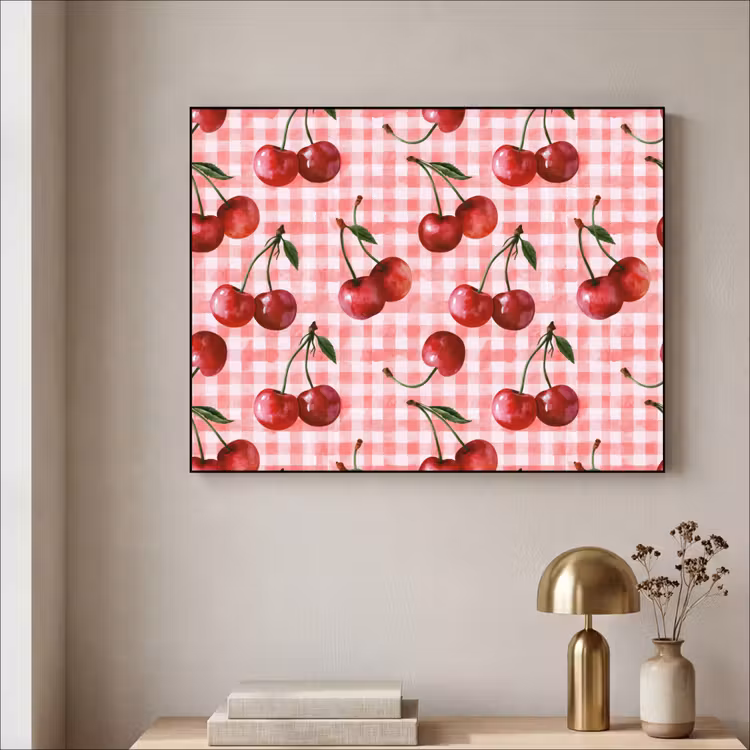 Art Frame - Kersen - Blokken - Rood — 5