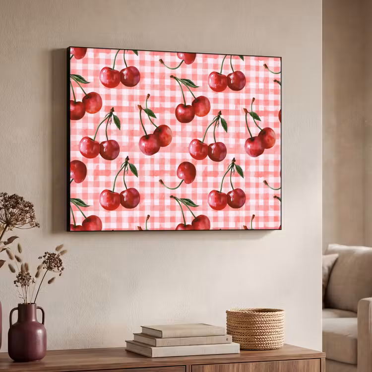 Art Frame - Kersen - Blokken - Rood — 7