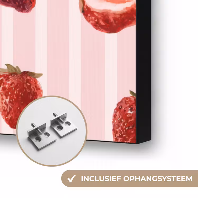 Art Frame - Strepen - Aardbei - Roze — 6