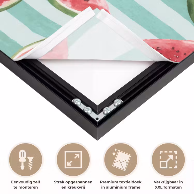 Art Frame - Watermeloen - Strepen - Groen — 8