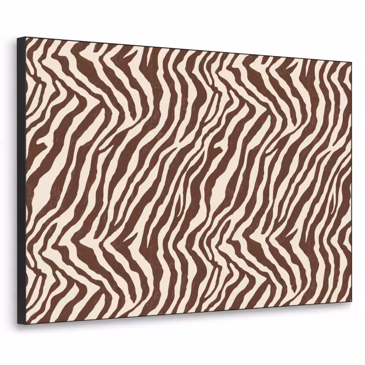 Art Frame - Zebra - Patroon - Zwart - Wit