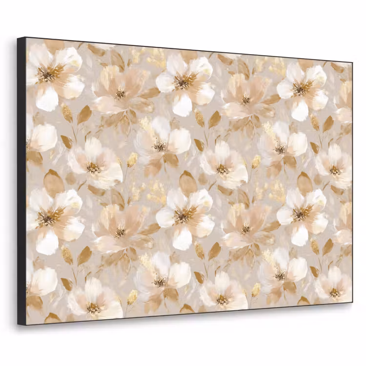 Art Frame - Bloemen - artistiek - Goud — 1