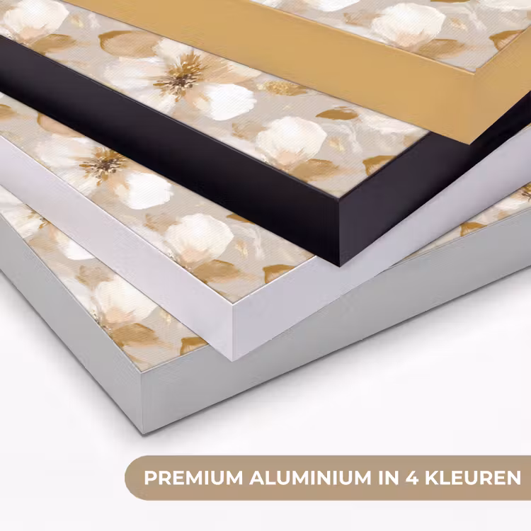 Art Frame - Bloemen - artistiek - Goud — 2