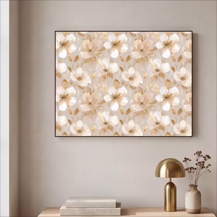 Art Frame - Bloemen - artistiek - Goud — 5