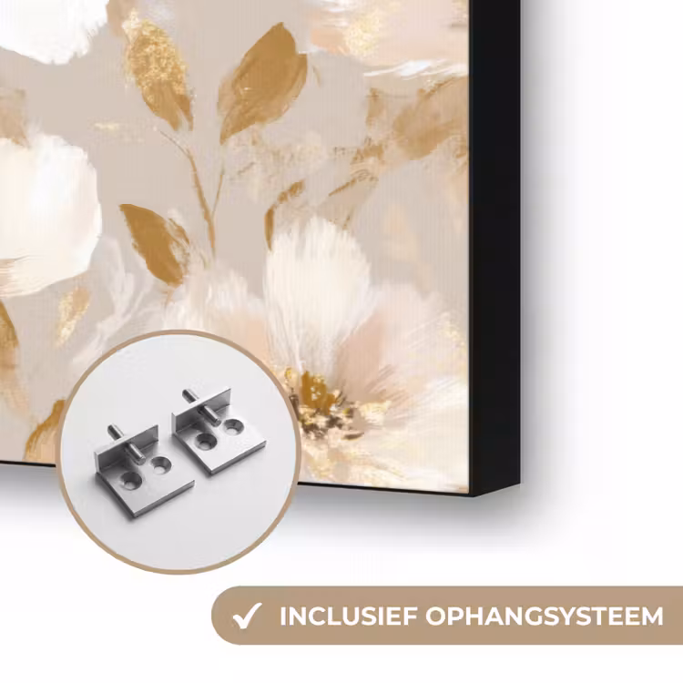 Art Frame - Bloemen - artistiek - Goud — 6
