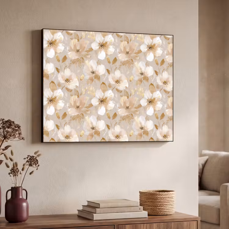 Art Frame - Bloemen - artistiek - Goud — 7