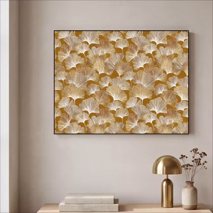 Art Frame - Ginkgo - Bladeren - Goud — 5