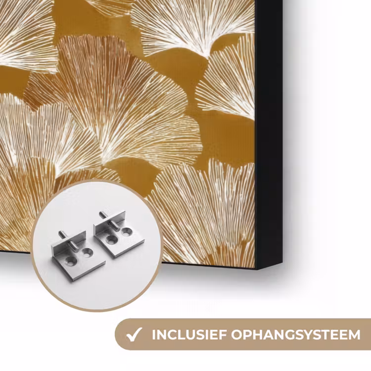 Art Frame - Ginkgo - Bladeren - Goud — 6