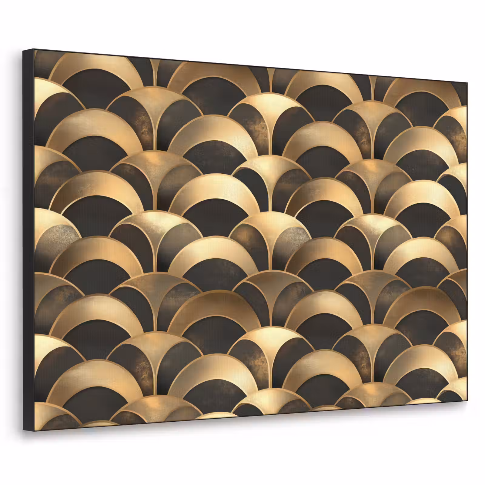 Art Frame - Schubben - Structuur - Goud — 1