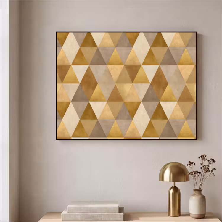 Art Frame - Geometrisch - Driehoek - Goud — 5