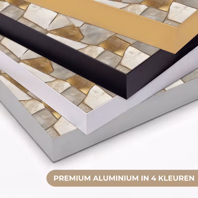 Art Frame - Mozaïek - Marmer - Goud — 2