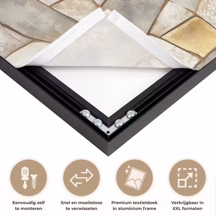 Art Frame - Mozaïek - Marmer - Goud — 4