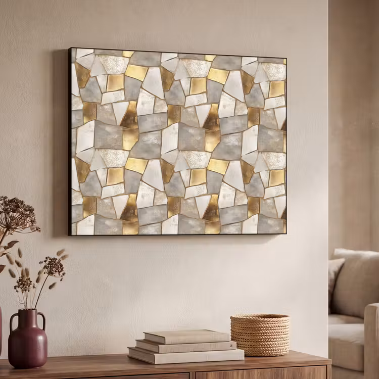 Art Frame - Mozaïek - Marmer - Goud — 7