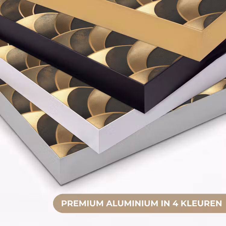 Art Frame - Schubben - Structuur - Goud — 2