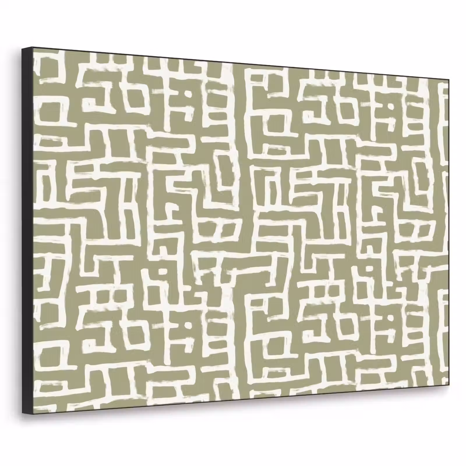 Art Frame - Grafisch - Patroon - Groen — 1