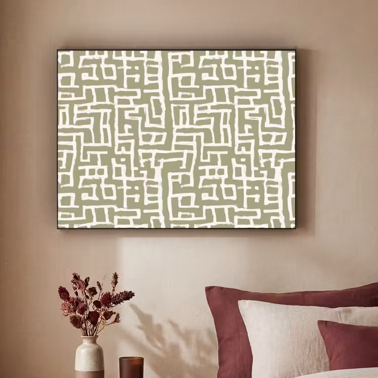 Art Frame - Grafisch - Patroon - Groen — 3