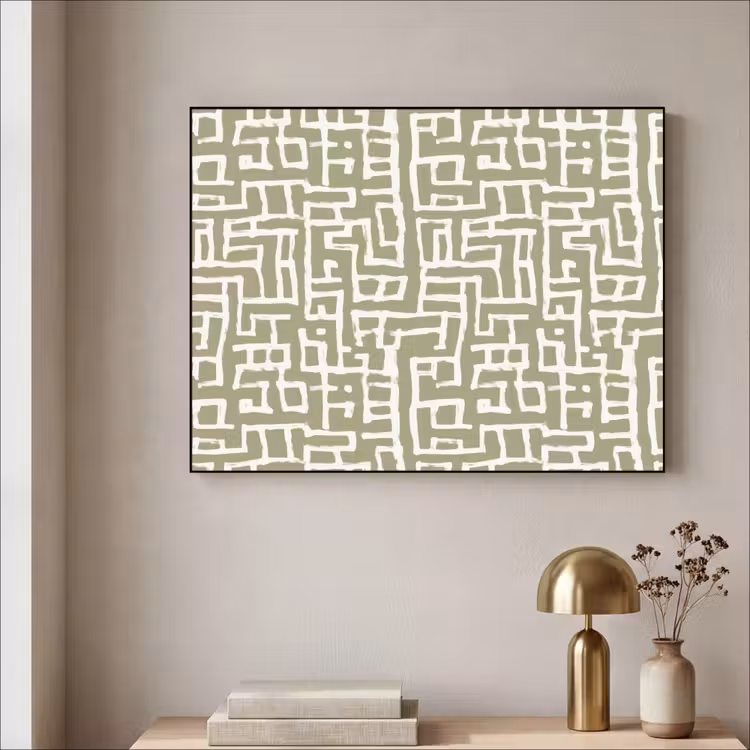 Art Frame - Grafisch - Patroon - Groen — 5