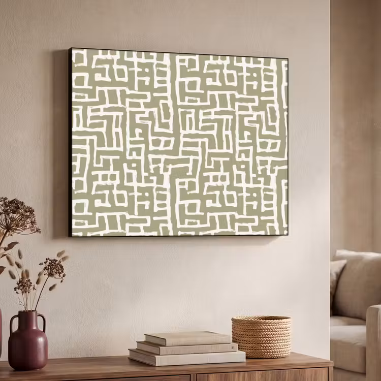 Art Frame - Grafisch - Patroon - Groen — 7