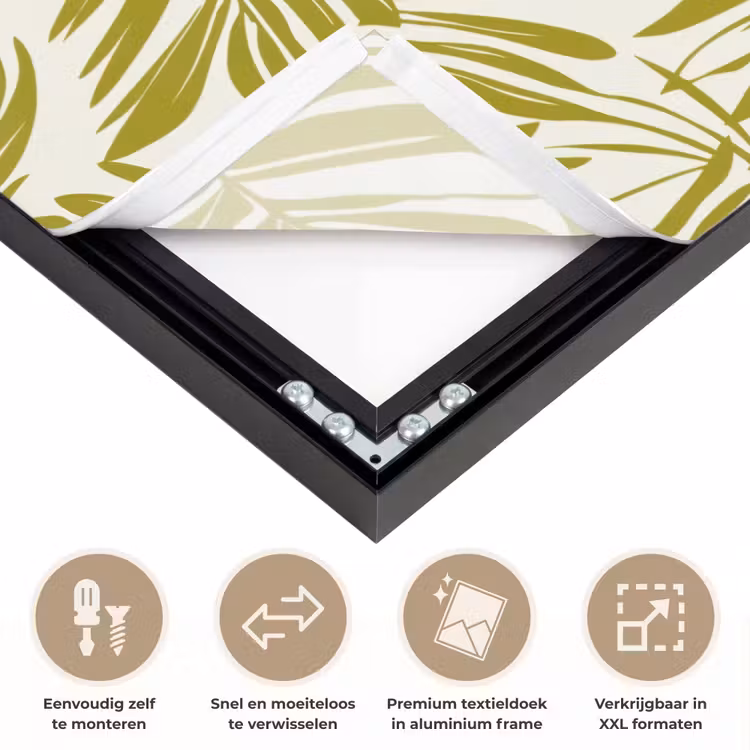 Art Frame - Palmblad - Patroon - Groen — 4