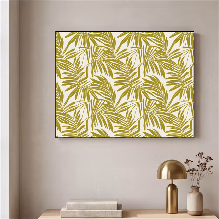Art Frame - Palmblad - Patroon - Groen — 5