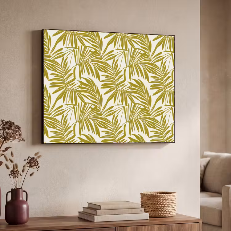 Art Frame - Palmblad - Patroon - Groen — 7