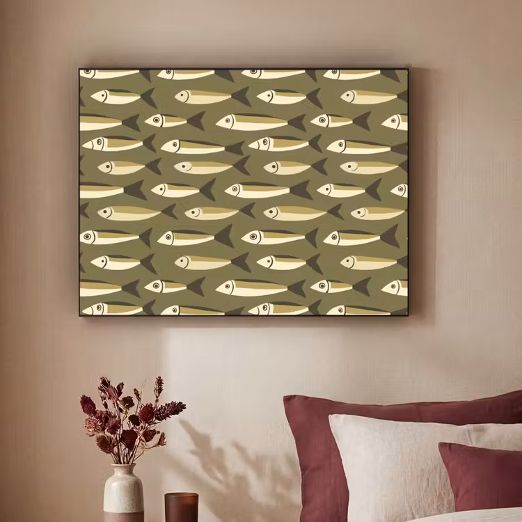 Art Frame - Vis - Patroon - Groen — 3