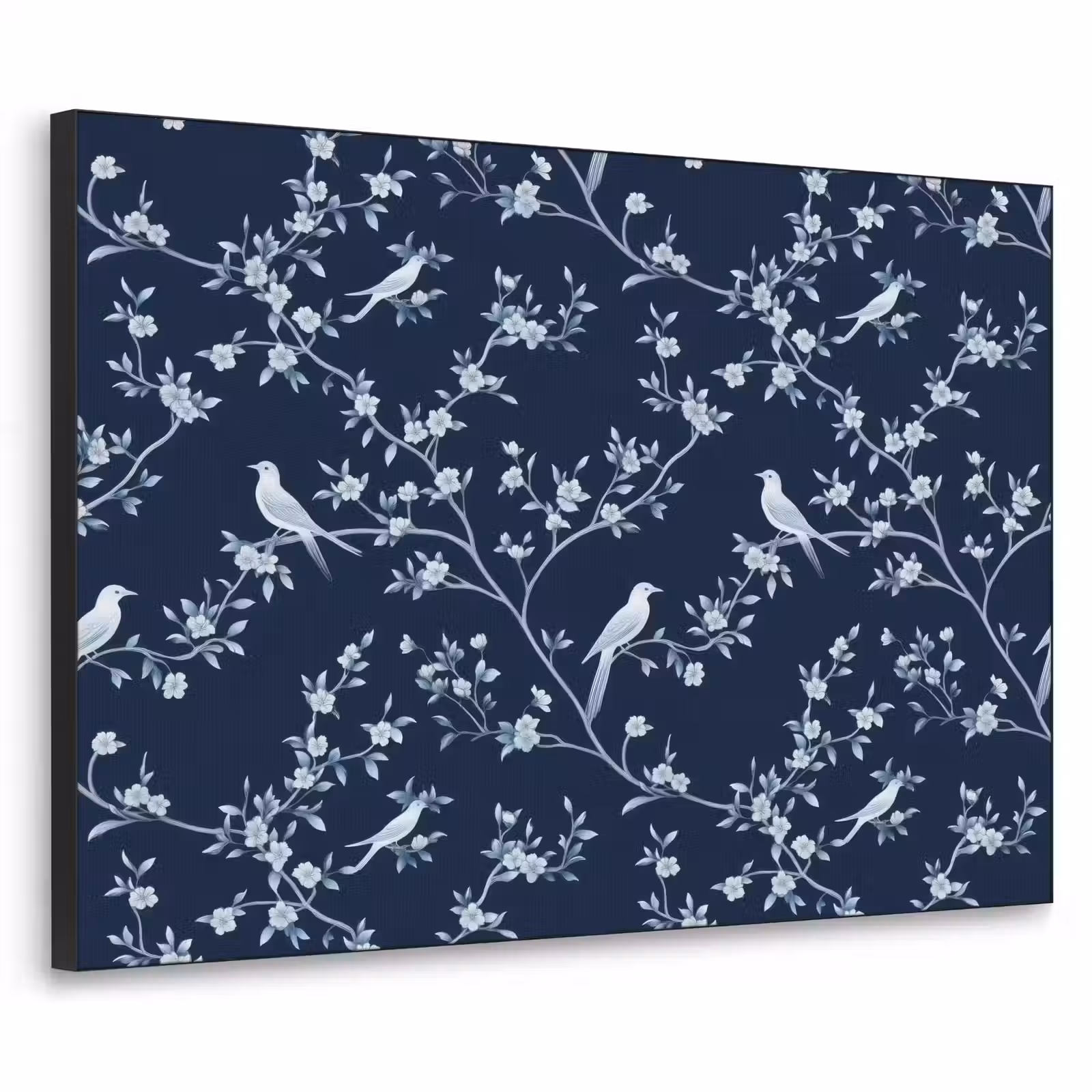Art Frame - Grafisch - Bloesemtak - Blauw — 1