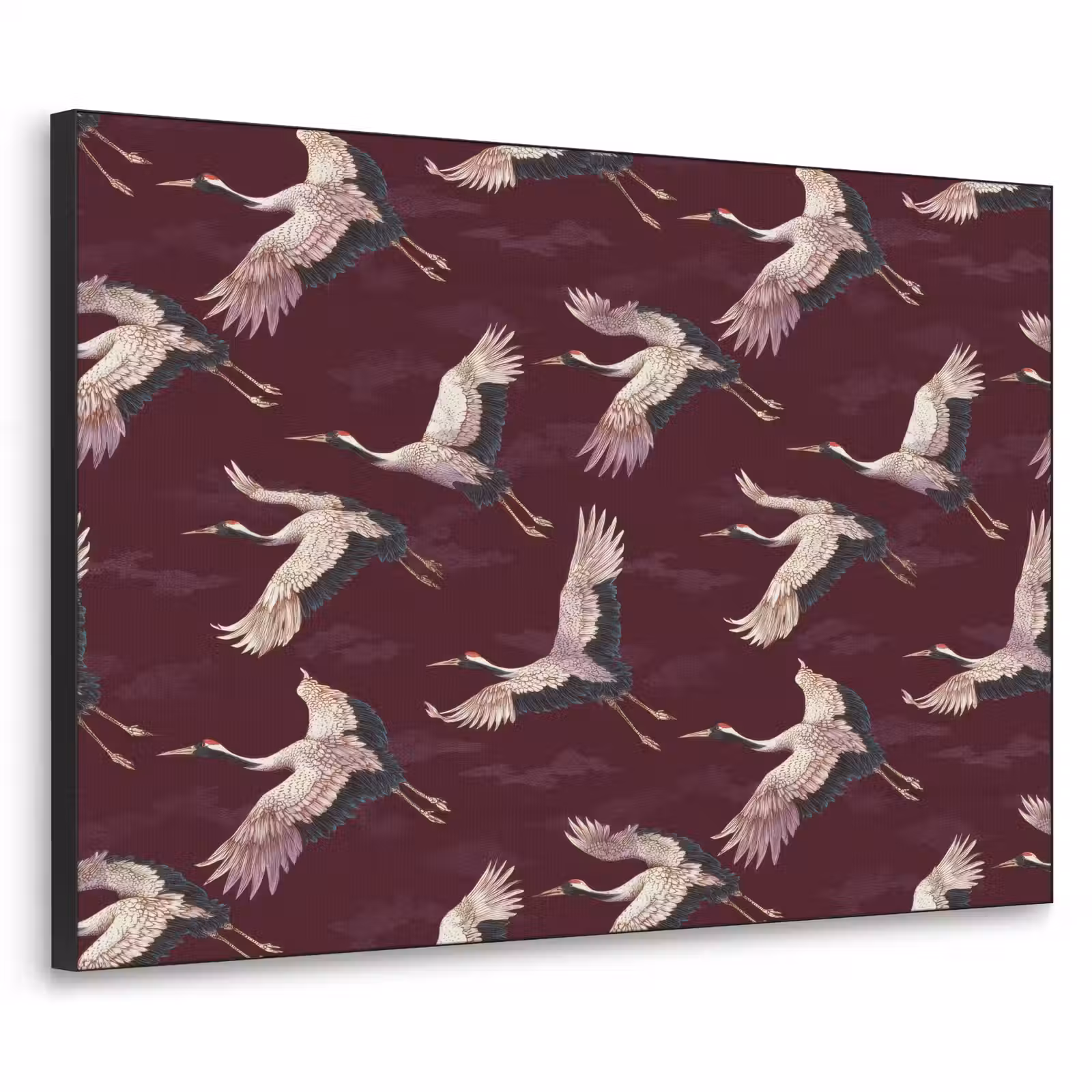 Art Frame - Kraanvogels - Klassiek - Bordeaux — 1