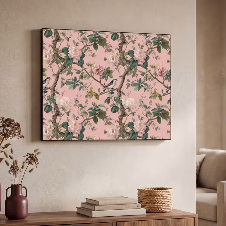 Art Frame - Pioenrozen - Botanisch - Vogel — 7