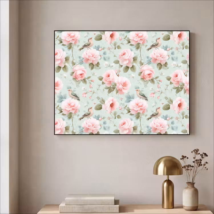Art Frame - Rozen - Vogels - Pastel - Kleurrijk — 5