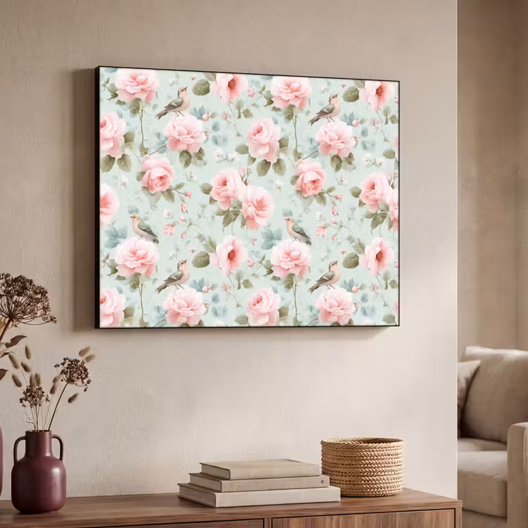 Art Frame - Rozen - Vogels - Pastel - Kleurrijk — 7