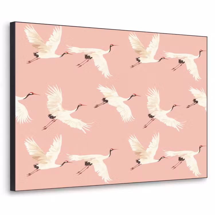 Art Frame - Modern - Kraanvogels - Roze — 1
