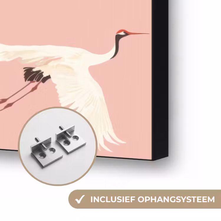 Art Frame - Modern - Kraanvogels - Roze — 6