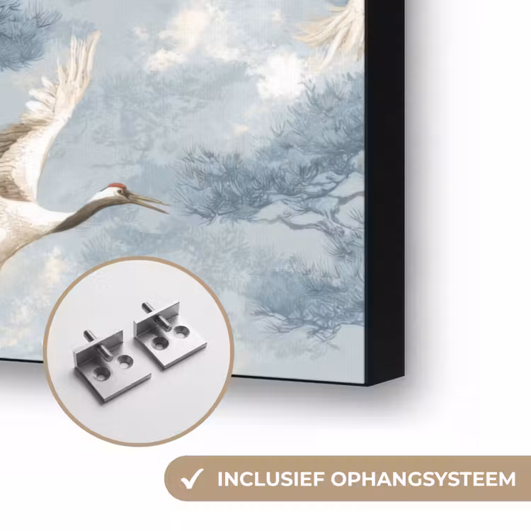 Art Frame - Wolken - Kraanvogels - Blauw — 6
