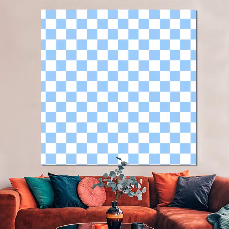 Forex - Schaakbord - Klassiek - Blauw — 3