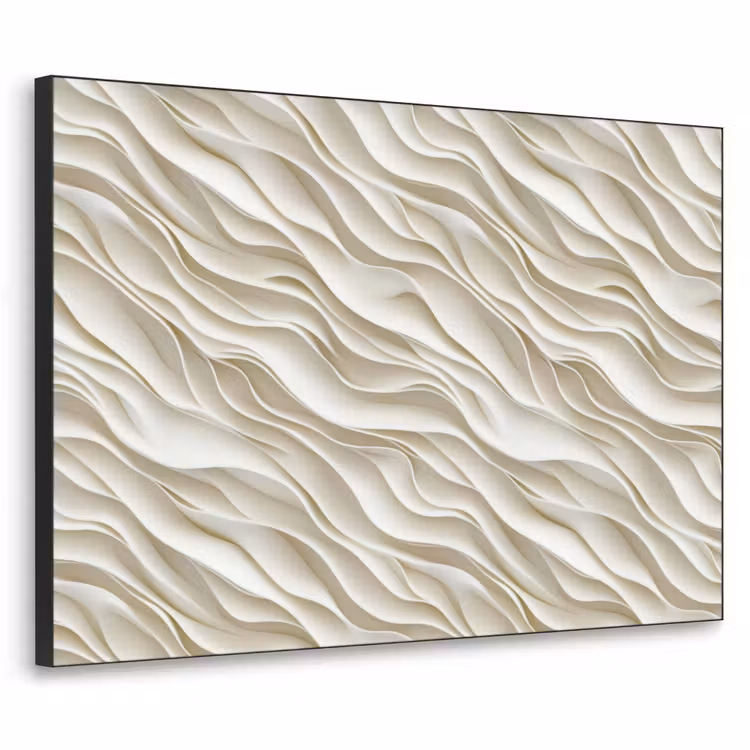 Art Frame - Golven - Wit - Minimalistisch — 1